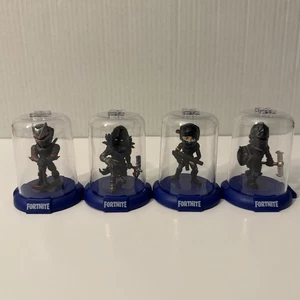 Fortnite Domez Figuren 4 Stück - Omega, Raven, Elite Agent, Black Knight 2018 Epic - Bild 1 von 13