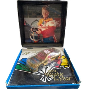 White Rose Matchbox Super Stars 1994 Rookie of The Year #8 Jeff Burton Gold NIB - Picture 1 of 7