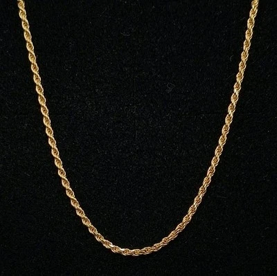 Cadena Cordón oro 18k 750 mls. 45 Cm. 3,63 Gramos. 1,3 MM De Grosor - Imagen 1 de 4