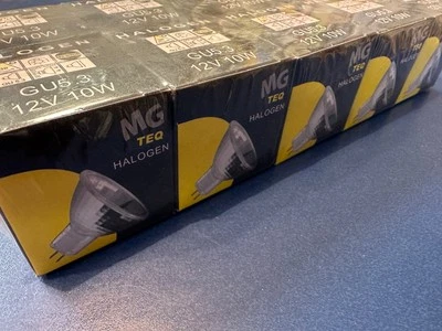 10X Halogen Bulb Reflector GU5.3 12V 10W 38° Clear Dimmable - Image 1 of 4