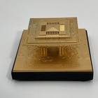 2010 Shanghai World Expo China Pavilion Model Gold Tone Souvenir Collectible