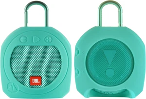 Custodia protettiva in silicone stand up per JBL Clip 3 altoparlante portatile impermeabile (Te - Foto 1 di 7
