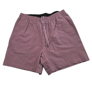 Lululemon Herren Zeroed In gefütterte Shorts lila Kordelzug Taille Größe Medium - Bild 1 von 8