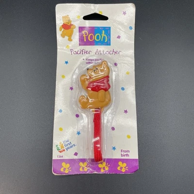 New VTG 1998 First Years Disney Winnie The Pooh Baby Pacifier Attacher leash - Image 1 of 2