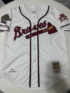 1995 John Smoltz Atlanta Braves Mitchell & Ness Jersey 44 Large Niekro jones - Picture 1 of 19