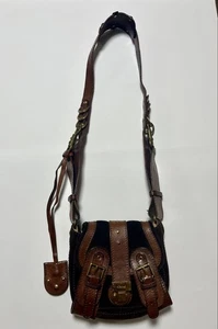 Bolso de Hombro Chloe Gamuza Cuero Serie Llave - Imagen 1 de 7