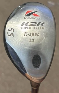 Kasco K2K Super Hyten E-spec 55 Hybrid 22 Degrees Graphite Regular RH C-136234 - Picture 1 of 1