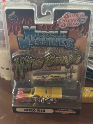 Muscle Machines 1/64 Nitro Fish '41 雪佛兰轿跑车 Super Chevy Show Jim Nordhougen — 第 1/2 张图片
