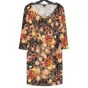Allen B Kleid 3/4 Arm Blumen Boho Maximalistisch Retro Eklektisch Romantisch Medium - Bild 1 von 6