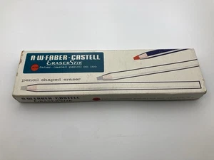 Vintage A.W. Faber Castell Litho-rub Pink 7549 EraserStik Set Of 12 - Picture 1 of 7