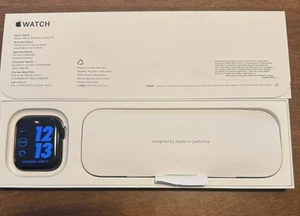 Apple Watch SE 2nd Gen 44mm GPS Midnight w/ M/L Midnight Sport Band MXEK3LL/A - Zdjęcie 1 z 5