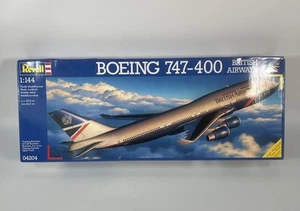 Revell 1:144 Boeing 747-400 British Airways 04204 Model Kit Sealed Parts - Picture 1 of 8