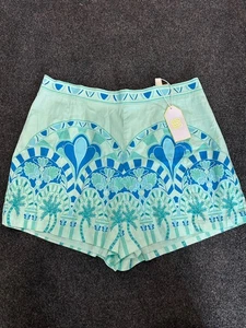 Emily McCarthy Tailored Shorts Size XL - NWT - Beach Designer Cordoba #invitejoy - Picture 1 of 14
