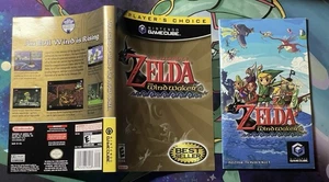 The Legend of Zelda The Wind Waker Nintendo GameCube étui art et manuel uniquement - Photo 1/8
