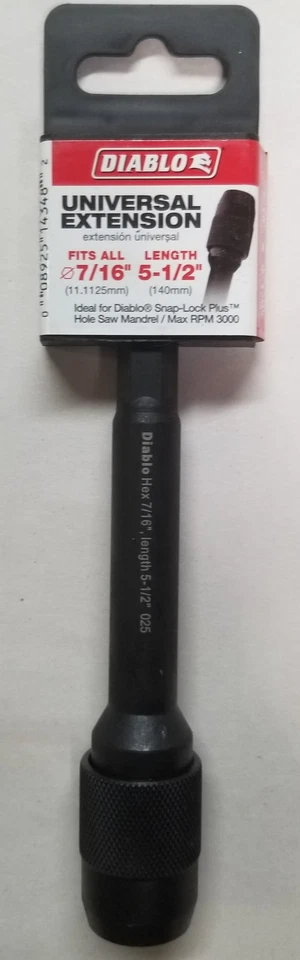 Diablo DHS500XT6 7/16 дюйма x 5-1/2 дюйма универсальное удлинение - Изображение 1 из 1