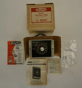 Temporizador de pared para electrodomésticos Dayton 2E257 - Imagen 1 de 3