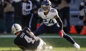 Kenny Vaccaro Spiel gebraucht Gesichtsmaske Tennessee Titans/New Orleans Saints - Bild 1 von 7