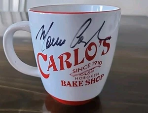 Carlo's Bake Shop Mug Cup Hoboken Autographed Cake Boss Coffee 16oz - Picture 1 of 3