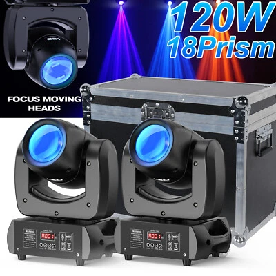 120W LED Moving Head Light RGBW Gobo Beam Stage DJ Disco KTV DMX Spot Lighting - Image 1 of 4