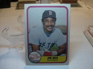 1981 Fleer Baseball   #222 - Jim Rice - Boston Red Sox  (98980) - Picture 1 of 2