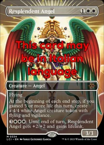 MTG RESPLENDENT ANGEL 334 EXC - STRAHLENDER ENGEL - LCI X IT - MAGIC - Bild 1 von 1