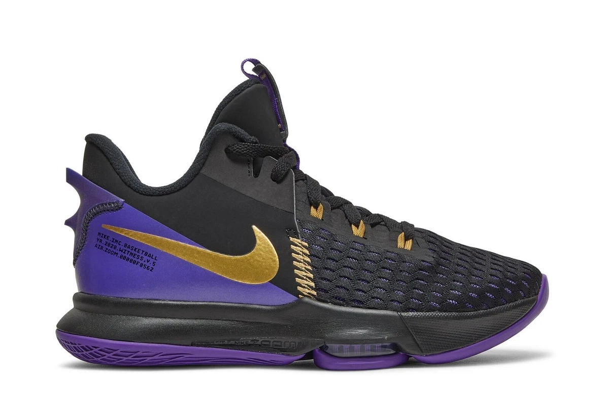 nike lebron witness v ep ナイキ　レブロン NBA Nike LeBron Witness 5 EP Lakers for Sale | Authenticity Guaranteed