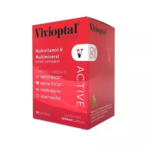 Vivioptal Active, 90 Capsule Morbide, Ginseng e Omega 3, Multivitaminico e Multiminerale... - Foto 1 di 6