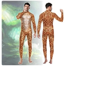 Animal catsuit Cat Suit Loin Suit Cheeta Leopard Halloween Costume Adult Medium - Picture 1 of 1