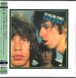 THE ROLLING STONES BLACK AND BLUE JAPAN MINI LP PLATINUM SHM UICY 40022 OBI BOX - Picture 1 of 2