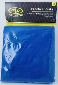 Gilet pratica Athletic Works confezione da 2 confezioni taglia gioventù 1 nero e 1 blu - Foto 1 di 4