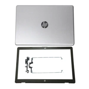 NewFor HP 17-BS LCD Back Cover Top Case+ Bezel + Hinges 926489-001  Silver  - Picture 1 of 4