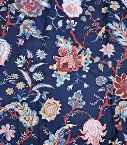 Ikea Nasselklocka Pillowcase Sham Blue Floral Standard Cotton/Rayon Blend - Picture 1 of 8