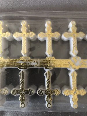 144 Dijes Pequeños Bautizo Primera Comunión Cruz Fiesta Favores Recuerdos De Bautizo Foto 1 de 2