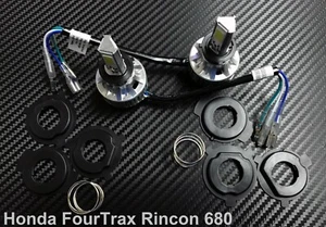 LED Kit High Power H6 Headlight Lights Bulbs Honda FourTrax Rincon 680 2004-2015 - Foto 1 di 3