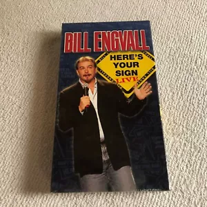 Brand New - Still Sealed - VHS Tape - Bill Engvall - Here's Your Sign - LIVE !!! - Picture 1 of 3