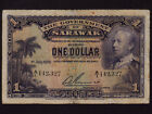 Sarawak:P-14A,1 Dollar, 1929 * A * Charles Vyner Brooke * F+ *