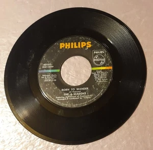 The 4 Seasons Born To Wander/Ronnie by Philips Records 7" Vinyl 45rpm Record - Picture 1 of 2