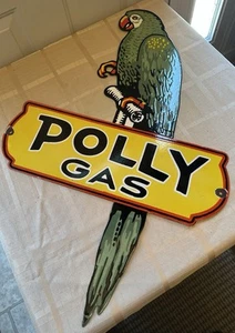 Polly Gas Advertising Sign - Picture 1 of 10