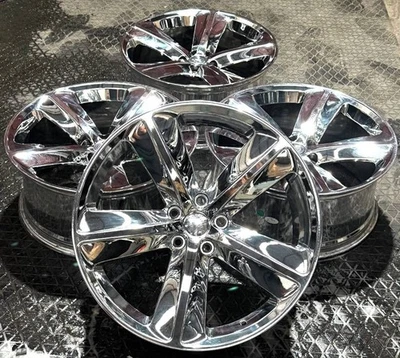 Llantas cromadas 20" aptas para Dodge Charger 2015 16 17 18 19 20 2021 2022 2023 ruedas 20x9 Foto 1 de 4
