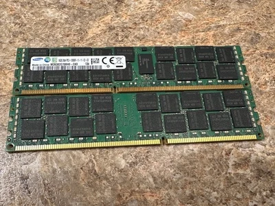 DDR3 ECC 32GB (2 x 16GB) RAM DIMM module Samsung M393B2G70BHO-CK0 - Image 1 of 3
