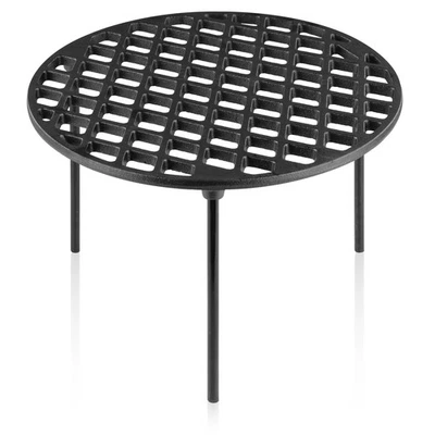 BBQ-Toro Gusseisen Grillrost Ø 30 cm mit 3 Beinen | rundes Grillgitter, Zubehör - Bild 1 von 4