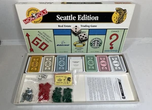 Monopoly SEATTLE Authorized Edition Real Estate Trading Board Game - Complete - Picture 1 of 5