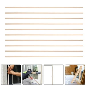 12 Pcs Wooden Strip DIY Model Trim Molding Flexible Decorative Moulding - Picture 1 of 12