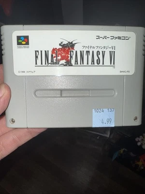 Final Fantasy VI 6 FF6 Super Famicom SFC Japanese TESTED, US Seller - Image 1 of 3