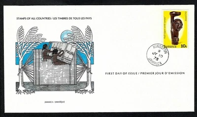 Media figura Jamaica FDC sc 439 SG 448 toldo primer día cubierta 1978 Foto 1 de 2