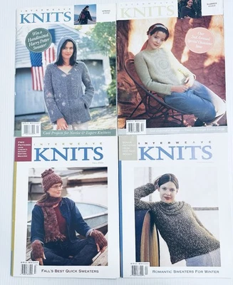 Interweave Knits Magazine 2002 Complete Year W/Bonus Patterns Home Accessories - Image 1 of 4