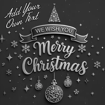 Christmas Laser Engraved Best Wishes Wood Plaque 10x10 Personalized Gift - Image 1 of 4