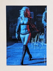 WARGASM UK Milkie Way SIGNED 4x6" PHOTO Rock Band SCRATCH & DENT SALE coa - Foto 1 di 6