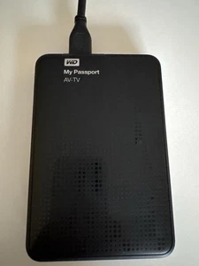 WD My Passport AV-TV – 500 GB – Externe USB-Festplatte für Fernseher - Zdjęcie 1 z 2