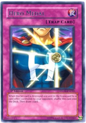 Hero Medal - STON-EN050 - Rare - 1st Edition - Moderately Played - Image 1 of 1